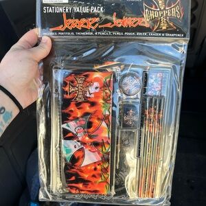 Choppers Stationery Value Pack - Orange Flame Design